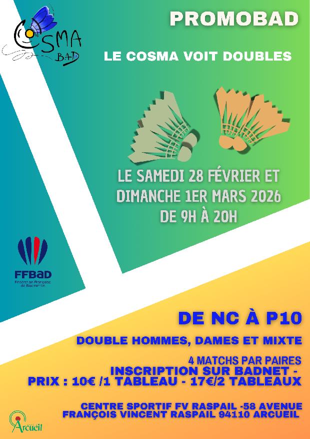PromoBad Le Cosma voit DoubleS